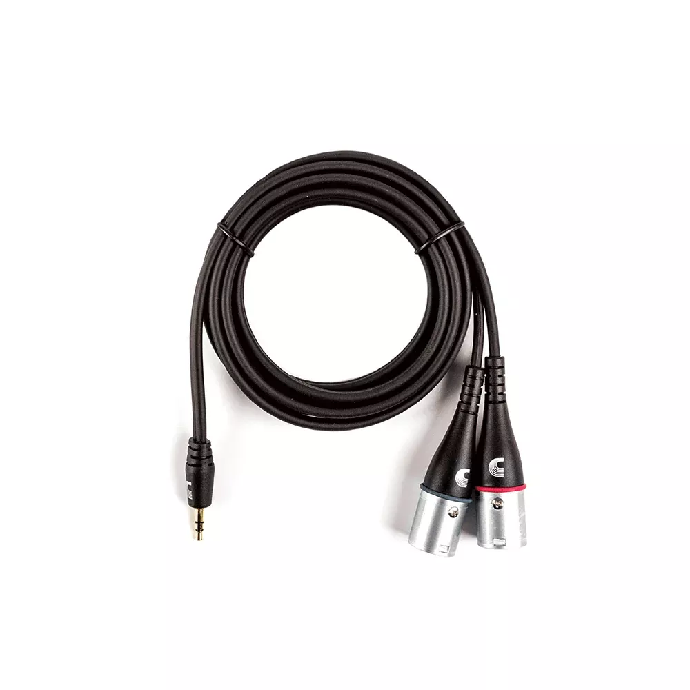 1/8 inch to Dual XLR Audio Cable