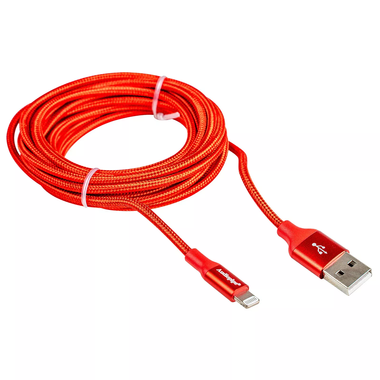 10Ft Lightning Charge /Sync Cable (AIQ-USBLIT-10RED)