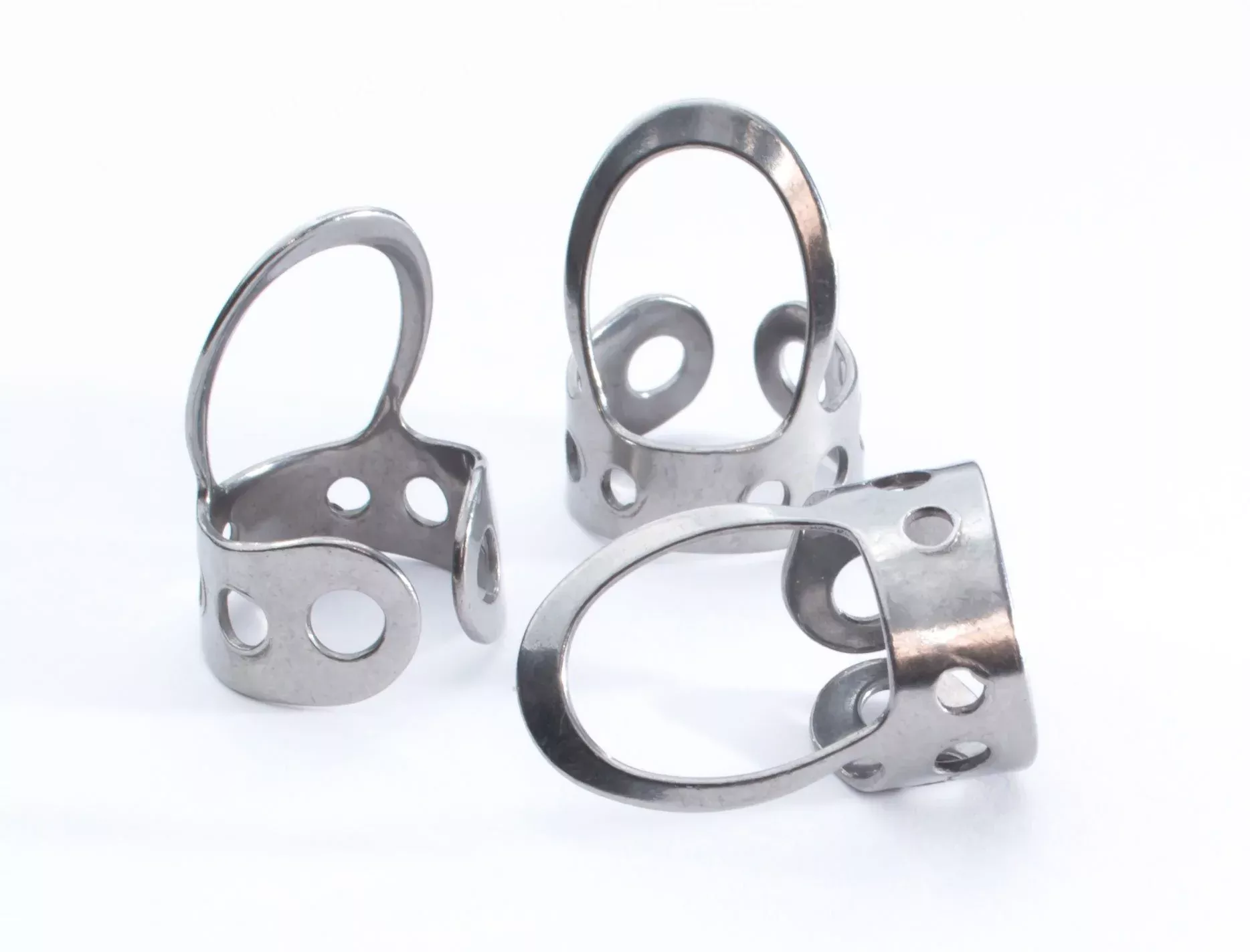 3 x Stainless Steel, Open Design, Metal Finger Picks for guitar, Banjo, Dobro, etc Fingerstyle picks Banjo picks, fingerpicks, f