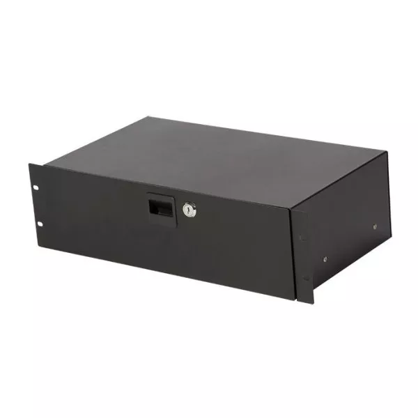 3U Locking Rack Drawer (Shallow)