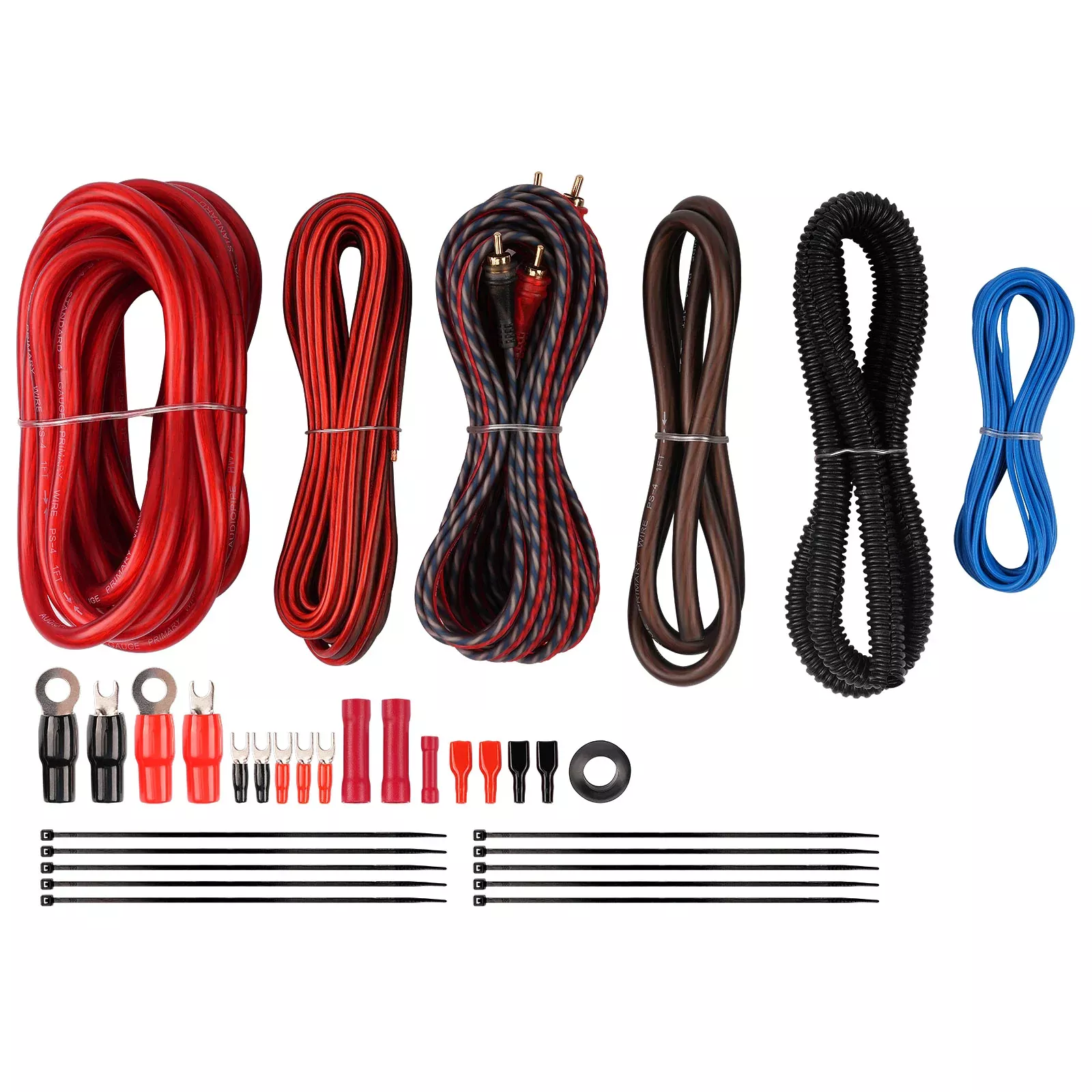 4 GA Power Install Kit for 1 Amplifier (PKV-2500EX)