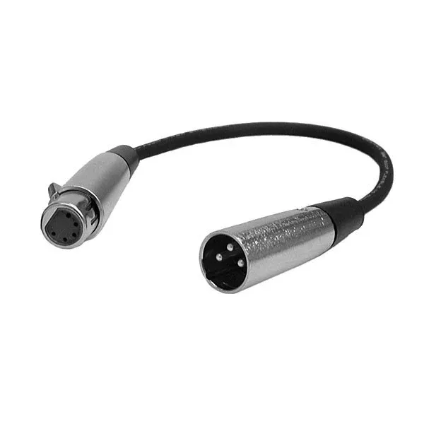 5 Pin Female to 3 Pin XLR Male