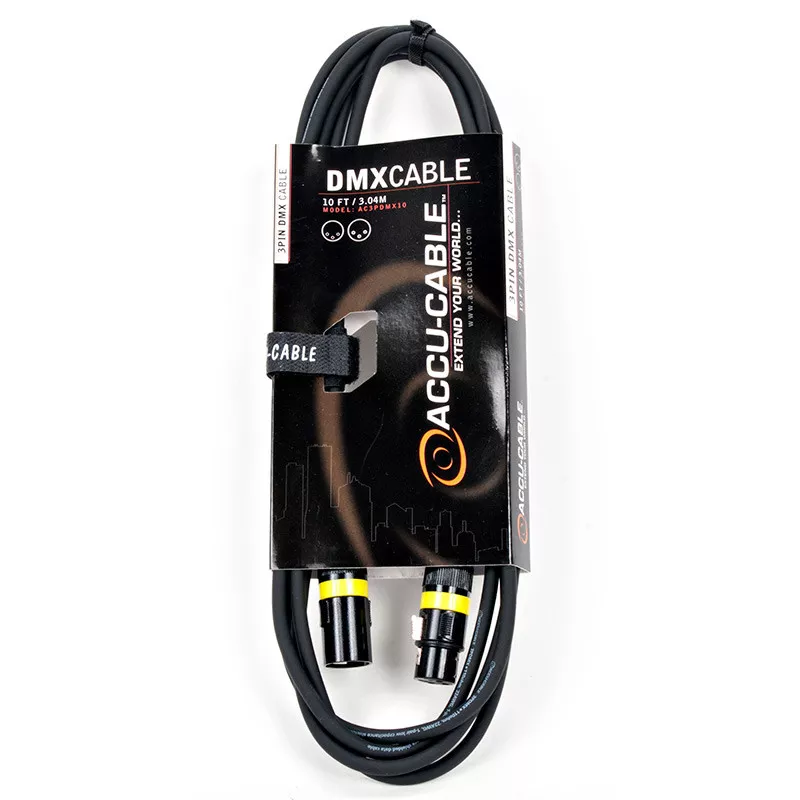 Accu-Cable AC3PDMX10 3pin DMX
