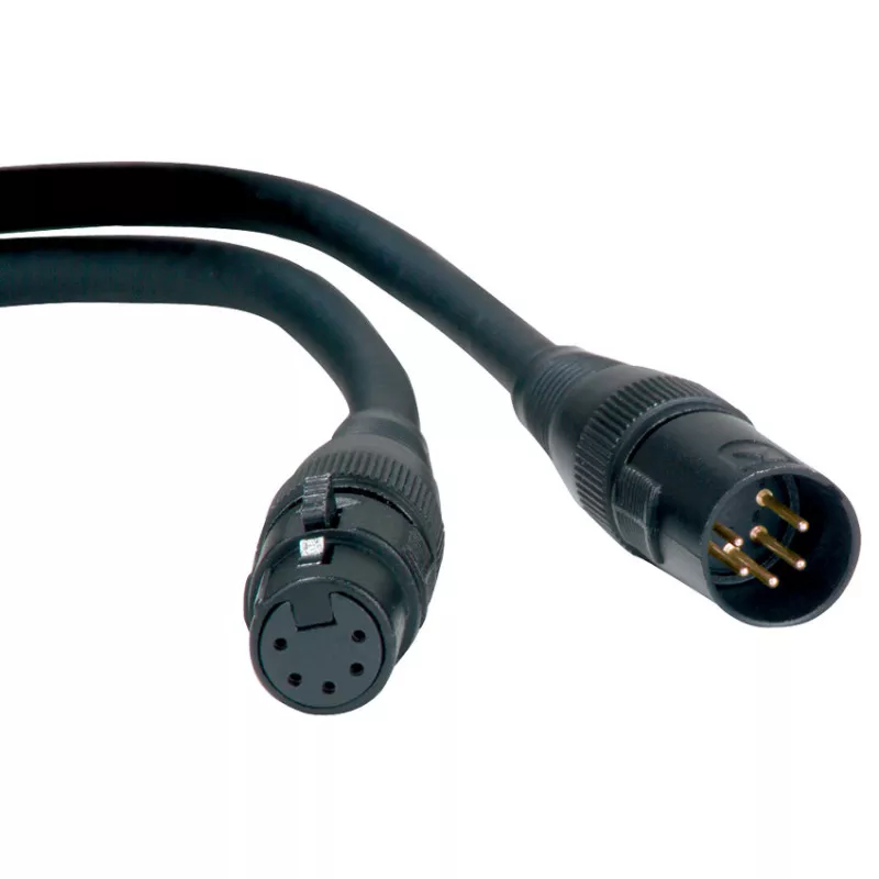 Accu-Cable AC5PDMX25 5-Pin DMX Cable – 25 ft