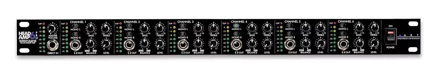 Art HeadAmp6Pro 6 Channel Pro Headphone Amplifier