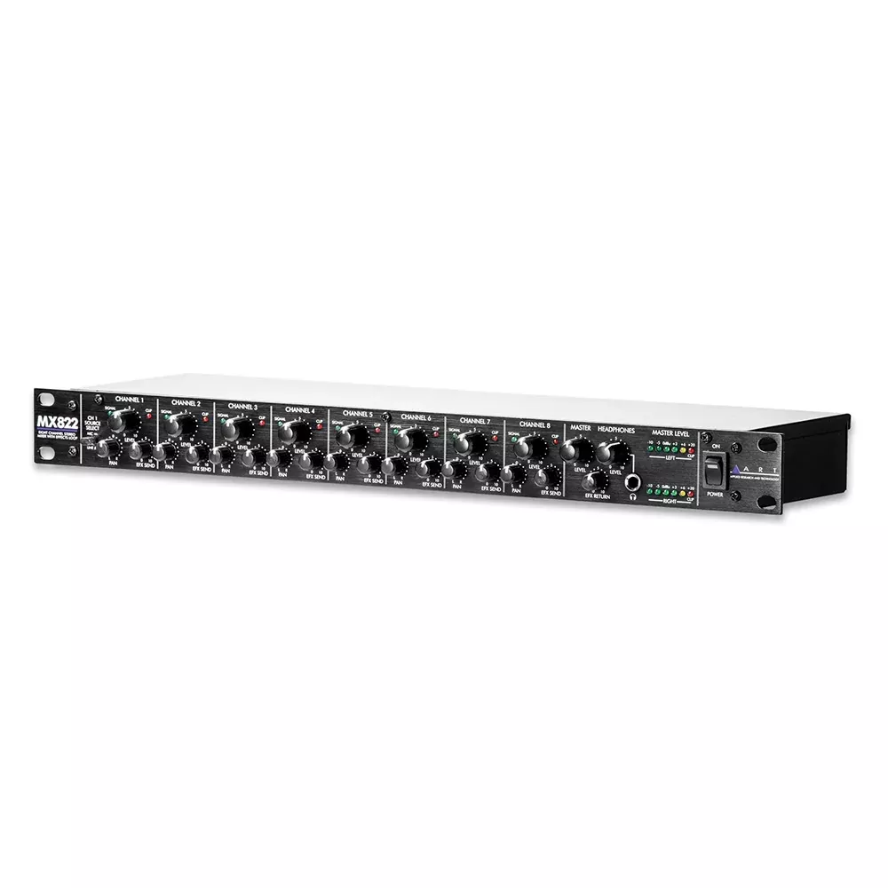 Art MX822 8-Channel Stereo Mixer with Effects Loop
