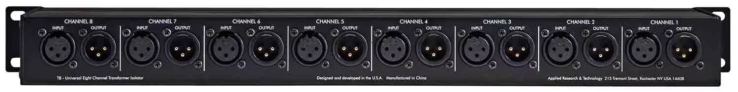 Art T8, 8 Channel Transformer and Isolator