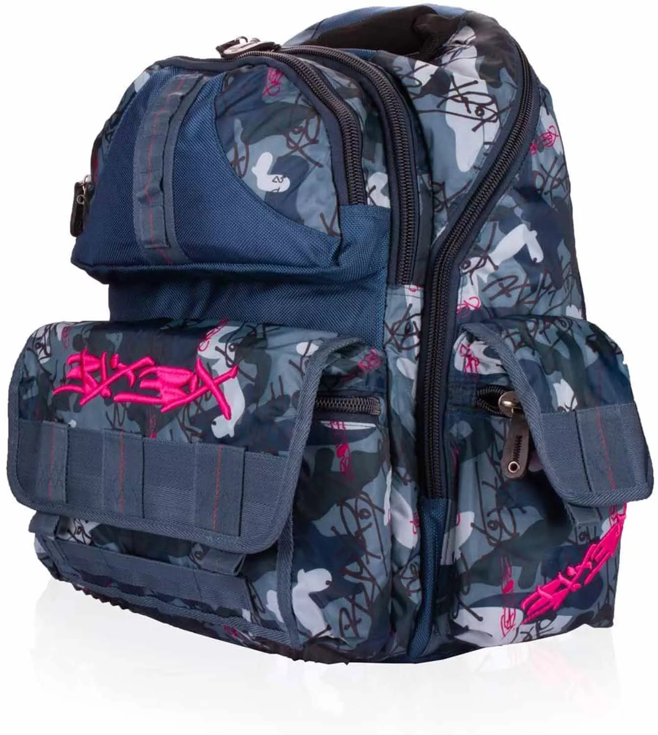 BloxBox DJ Rucksack Backpack in Airforce / Blue Camo
