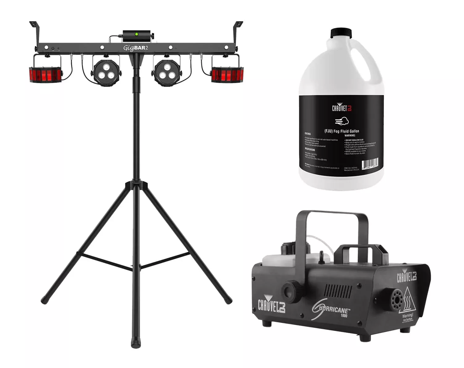 Chauvet DJ Basic Wedding Lighting DJ Pkg for Small Dance Floor (up