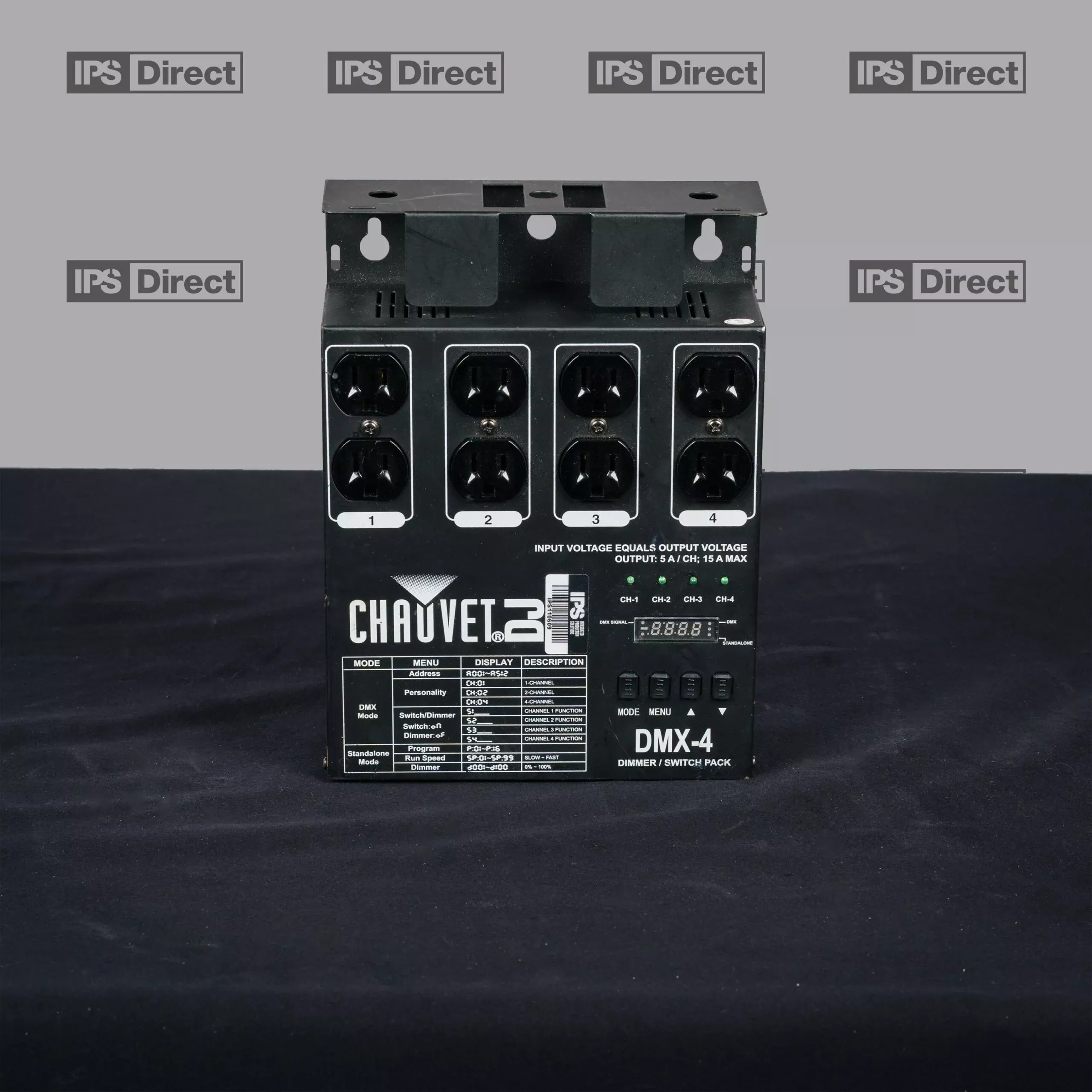 Chauvet DJ DMX-4 – 4-Channel DMX Dimmer/Switch Pack