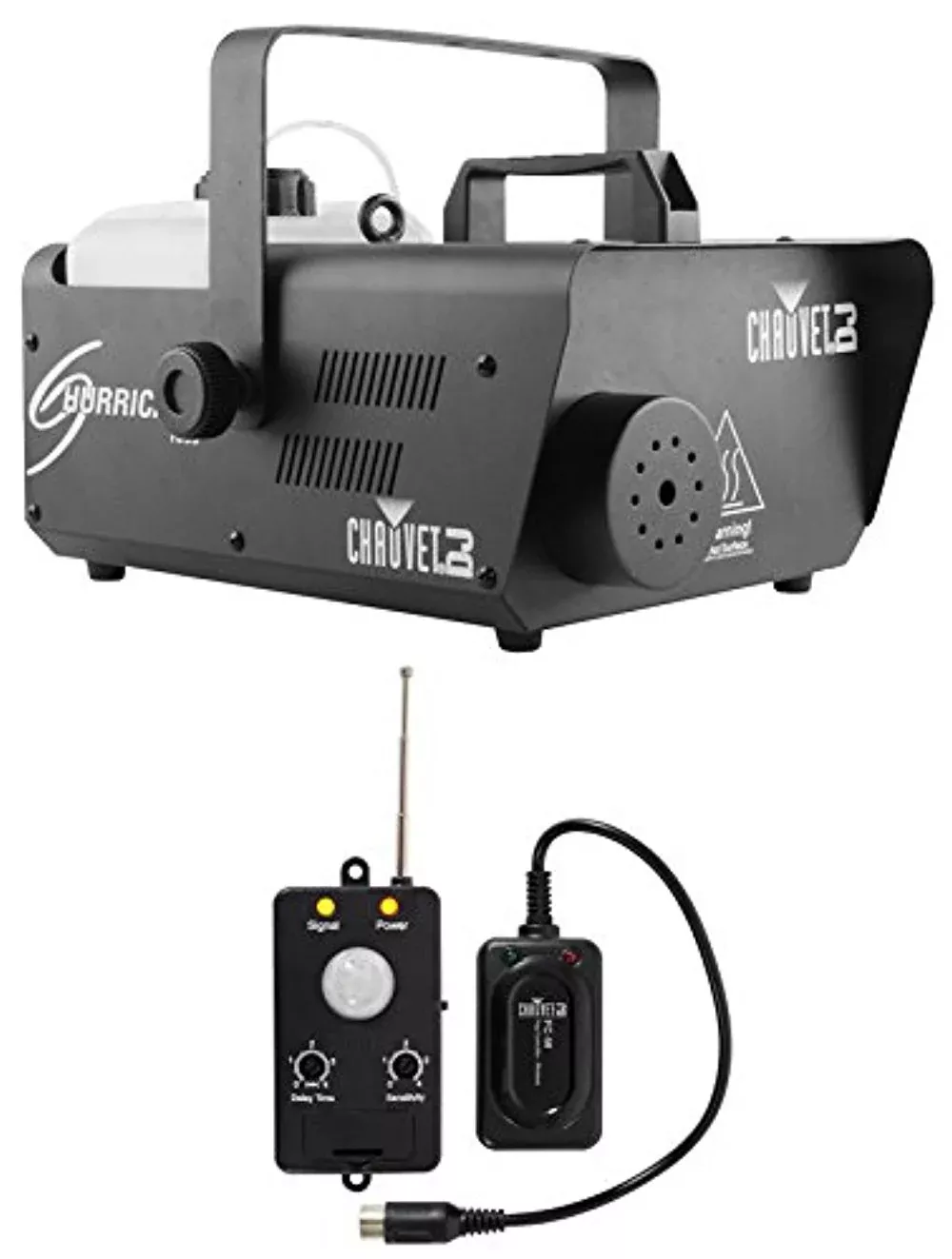 Chauvet DJ H1600 Hurricane 1600 DMX Fog Machine+Remote+Transmitter