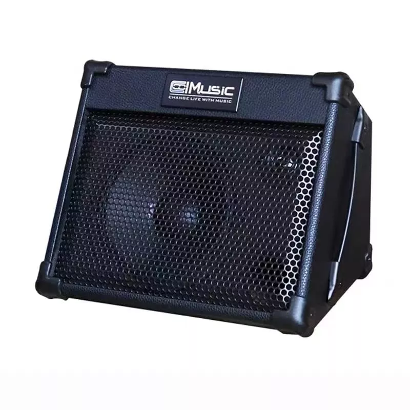 Coolmusic Portable Acoustic Guitar Amplifier, for Performers On The Go, Built-in Bluetooth (40W Battery-Powered)