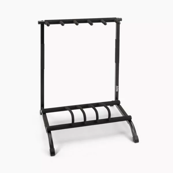 Five-Space Foldable Multi-Guitar Rack