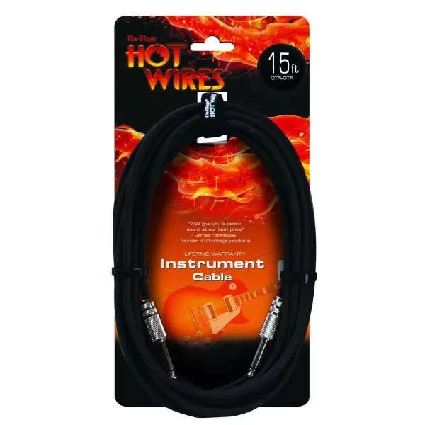 Instrument Cable (QTR-QTR, 15')
