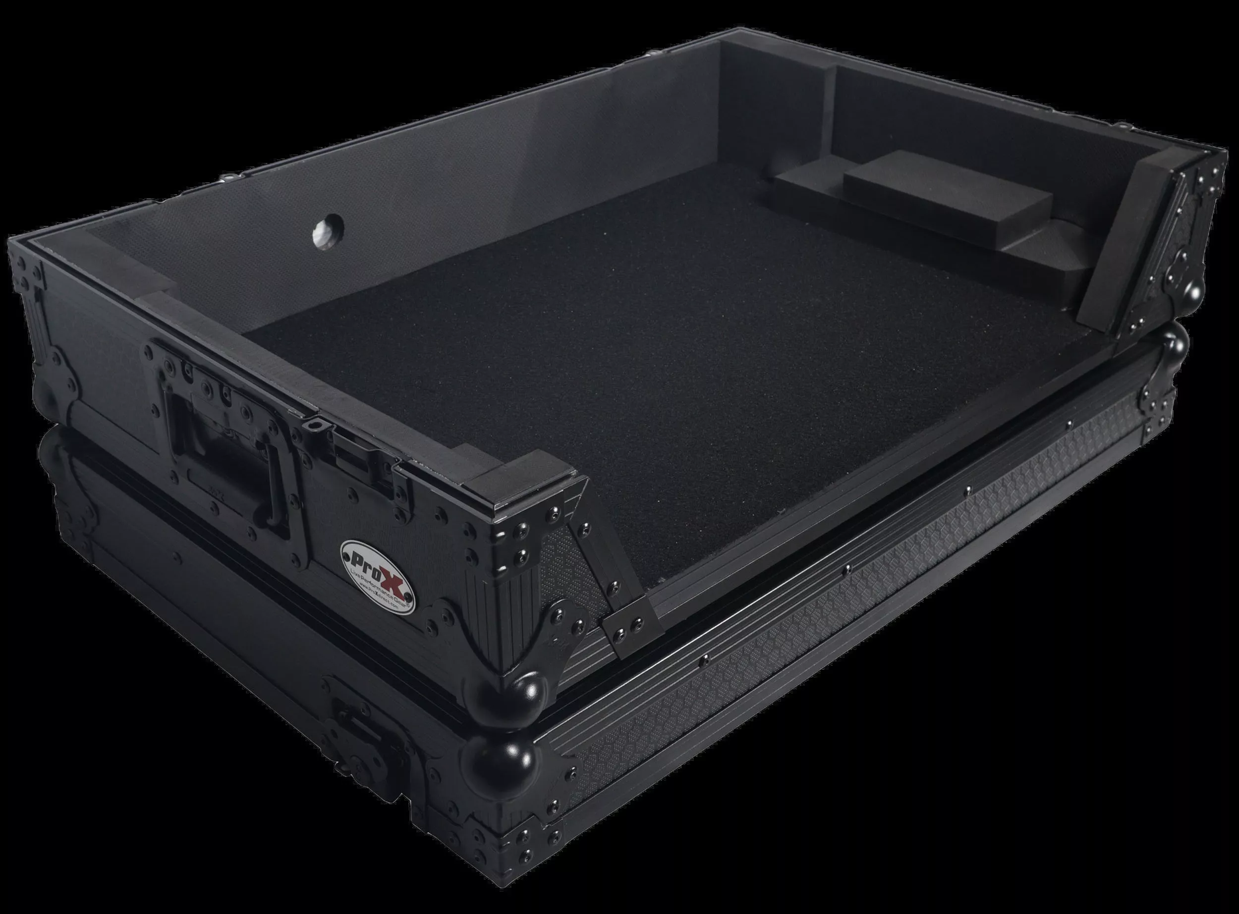 ProX Flight Style Road Case For Pioneer DDJ-FLX10 or DDJ-GRV6 DJ Controller with 1U Rack Space Wheels