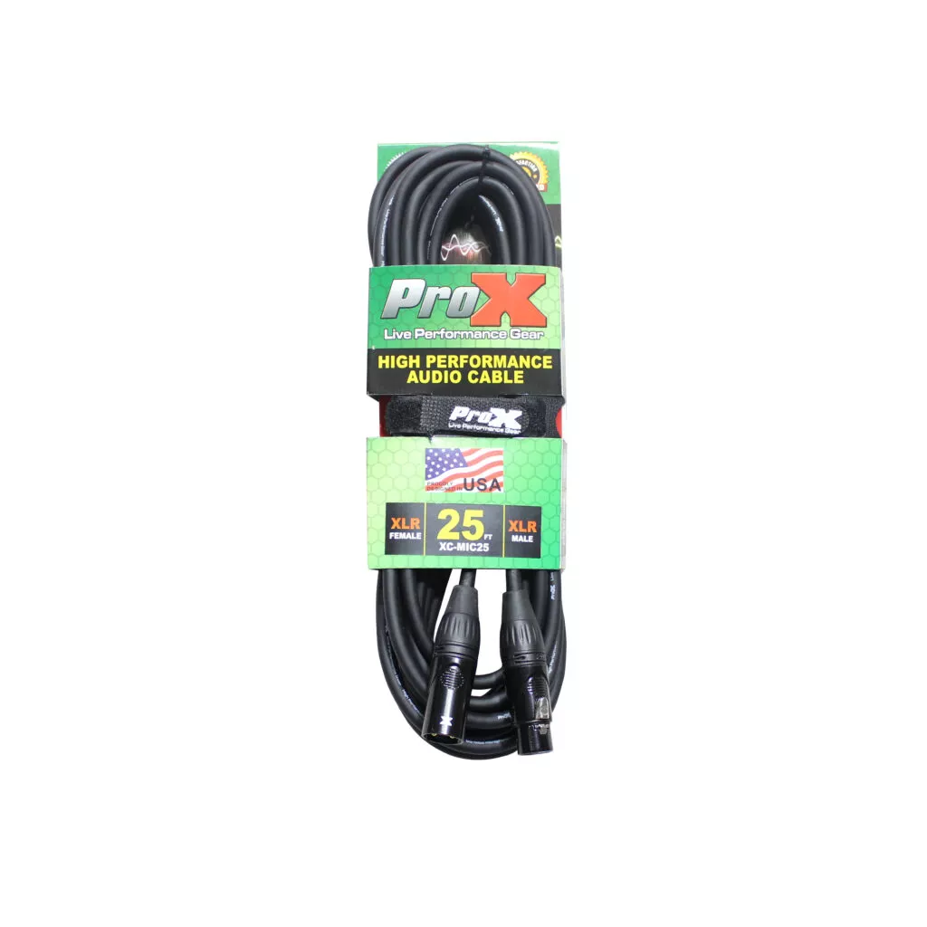 ProX XC-MIC25 25′ Xlr Cable