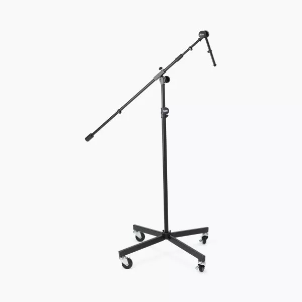 Tripod Studio Mic Boom with 7" Mini Boom Extension and Casters