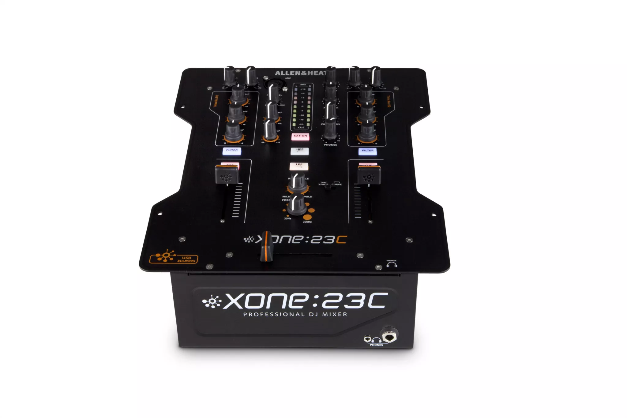 Xone:23C 2 Channel Mixer w/ Internal Soundcard: Allen & Heath