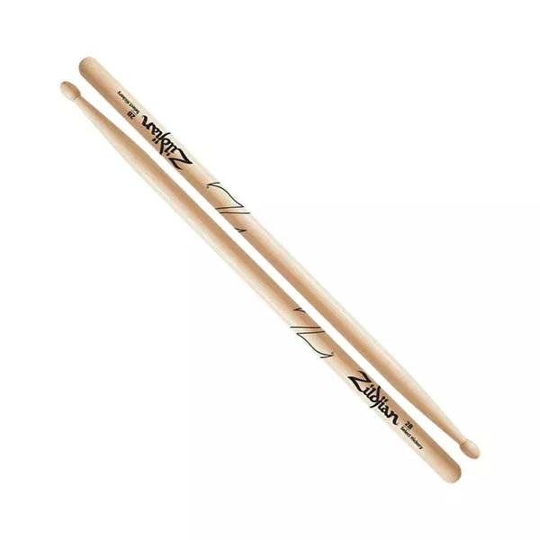 Zildjian 2BWN Hickory Series 2B Wood Tip Drum Sticks