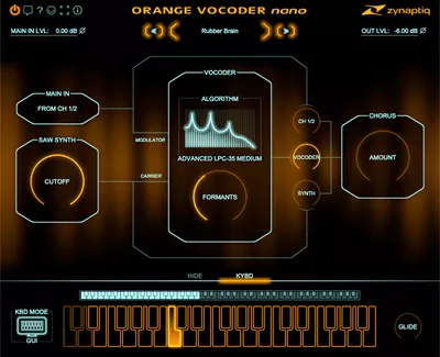 Zynaptiq ORANGE VOCODER NANO Vocal Correction Plug-In