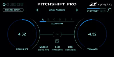 Zynaptiq PITCHSHIFT Plug-In